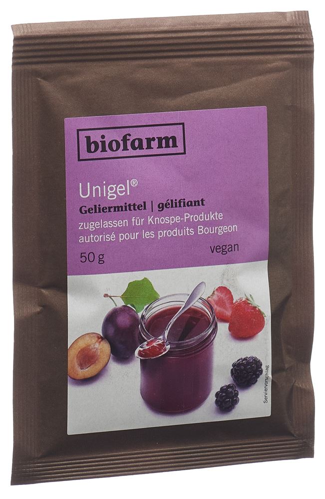 UNIGEL zugelassen für Knospe-Produkte 50 g