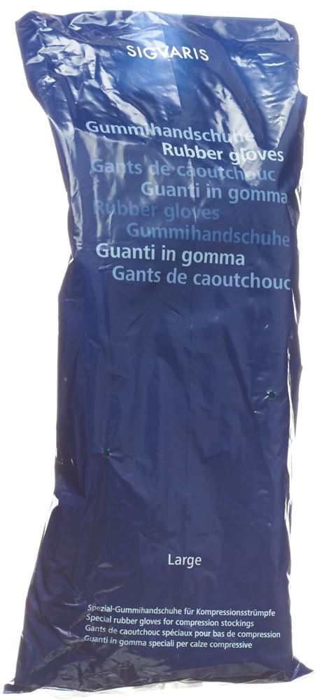 SIGVARIS Gummihandschuhe M 8 mit Noppen 1 Paar