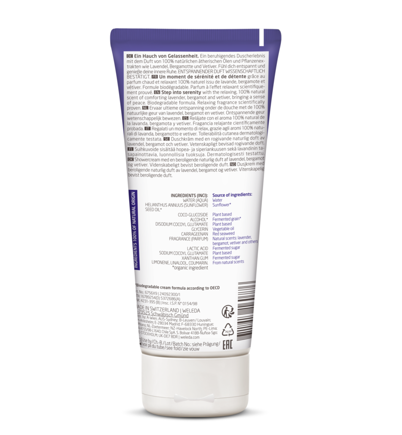 WELEDA Shower Cream Relax Lavendel Tb 200 ml