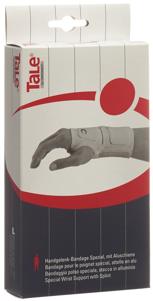 TALE Handgelenk Bandage m Schie 35mm 15cm links we