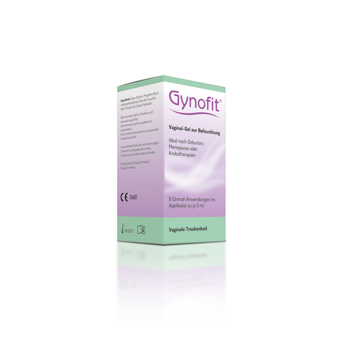 GYNOFIT Befeuchtungs-Gel Vaginalgel 6 x 5 ml