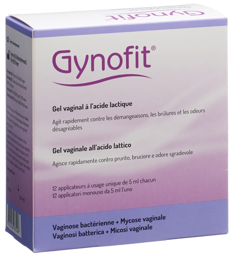 GYNOFIT Milchsäure-Gel Vaginalgel 12 x 5 ml