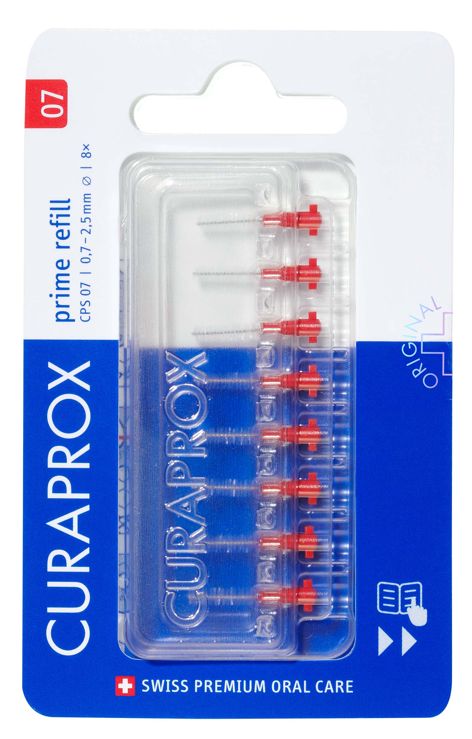 CURAPROX CPS 07 refill Interdentalbürste 8 Stk