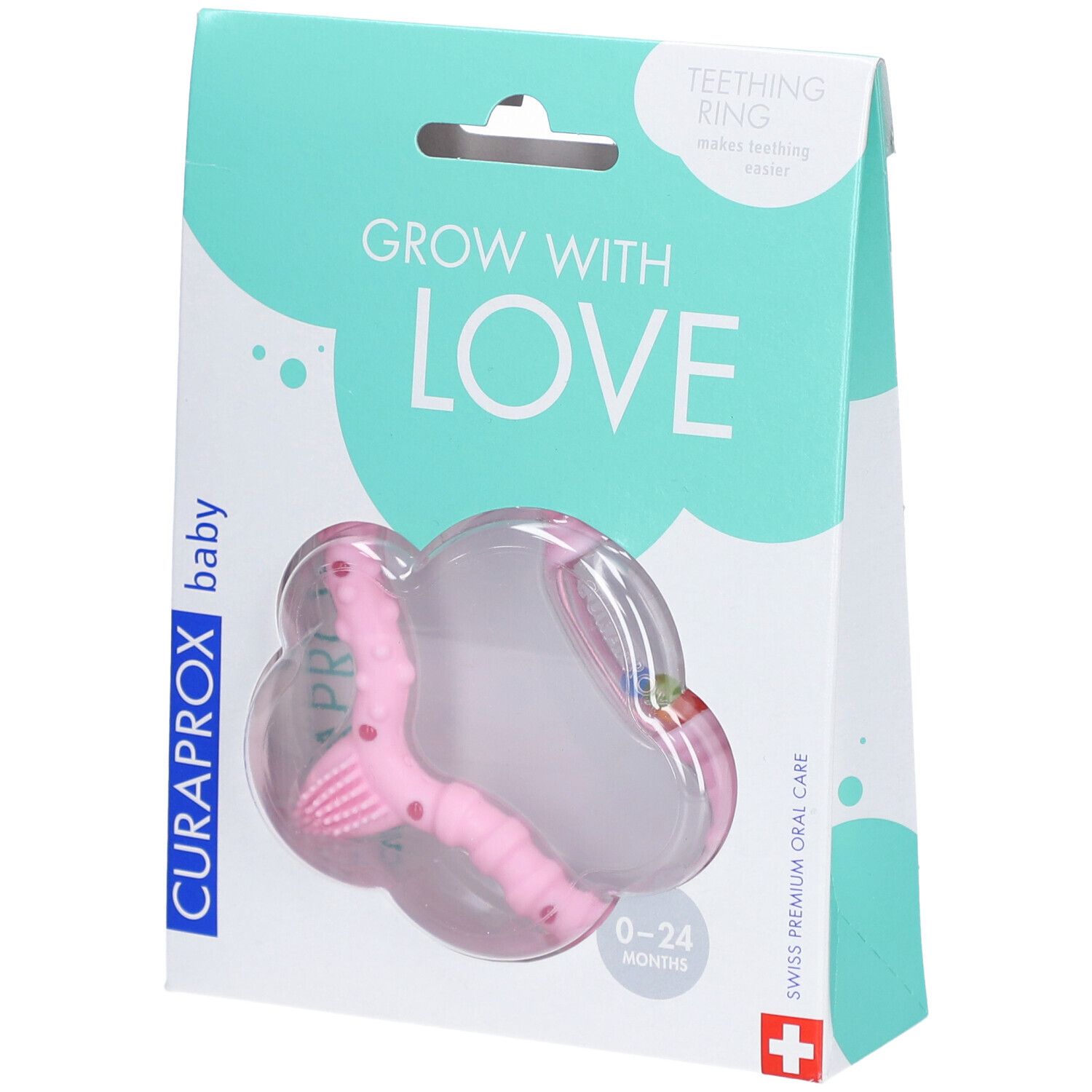 CURAPROX Baby Beissring rosa