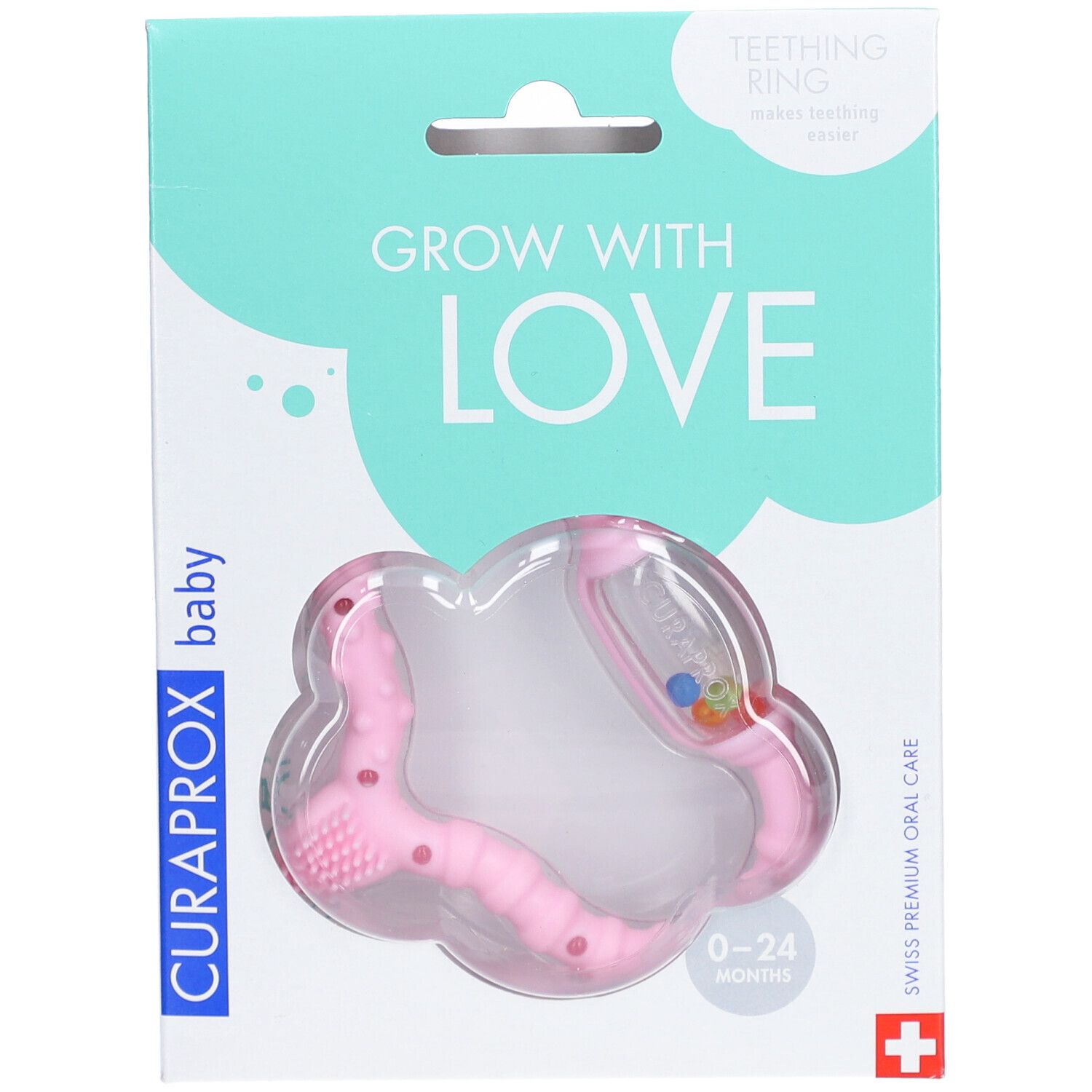 CURAPROX Baby Beissring rosa