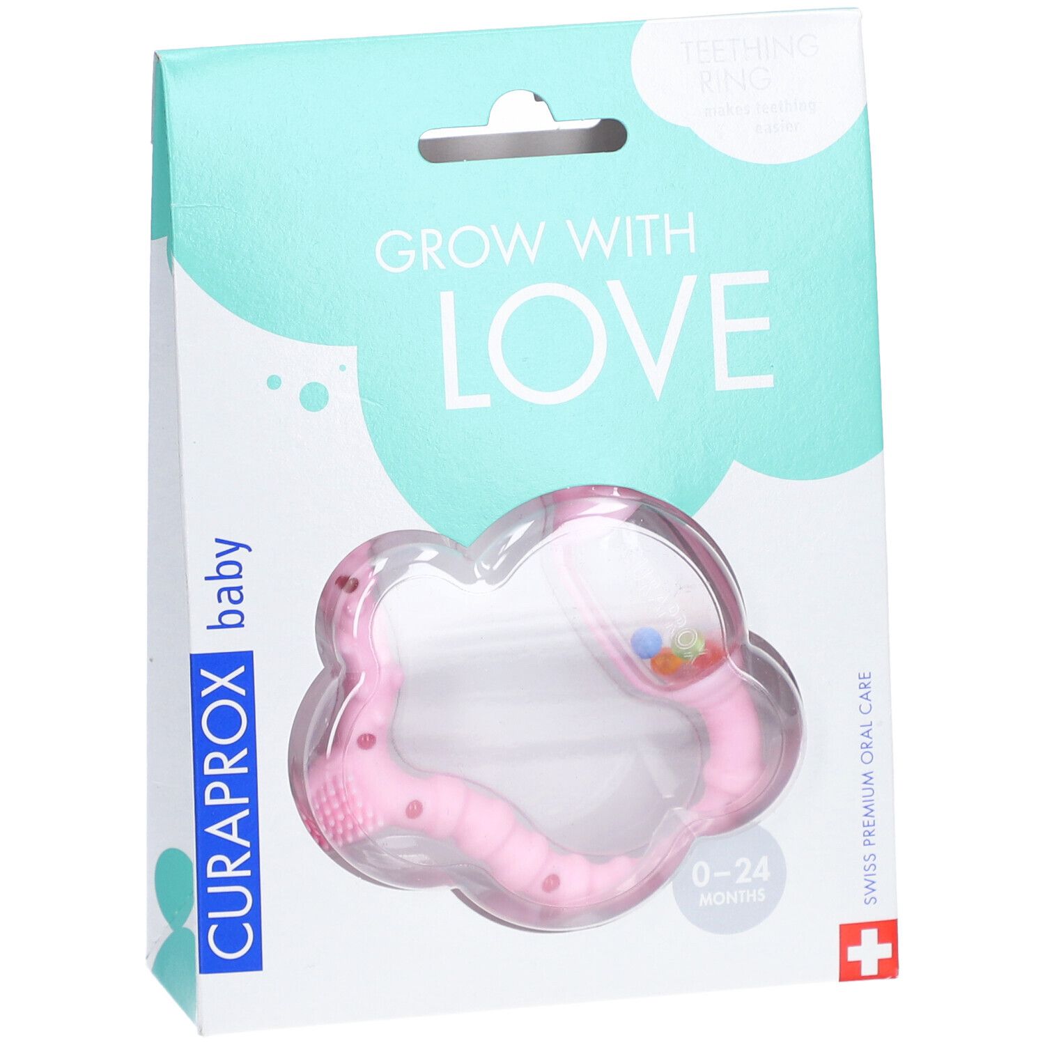 CURAPROX Baby Beissring rosa