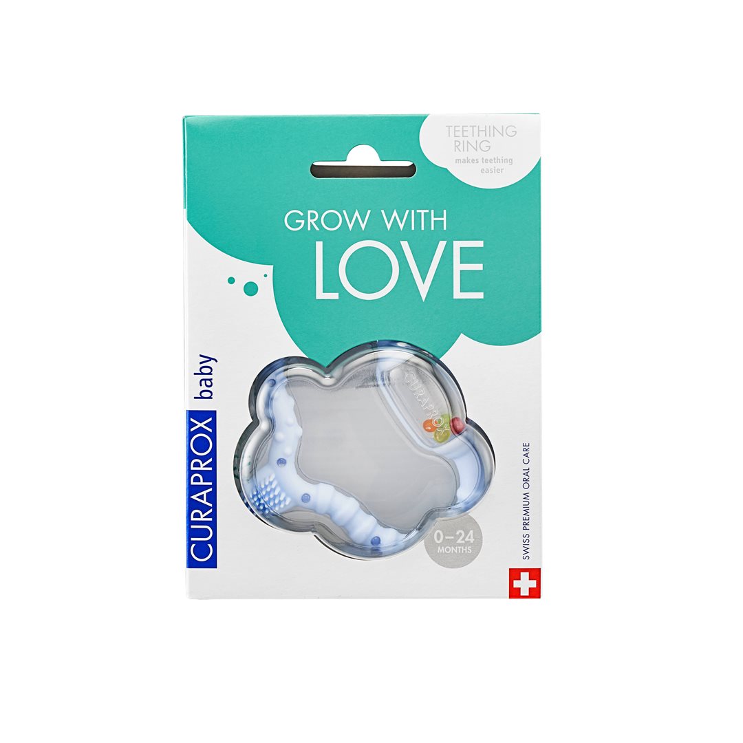 CURAPROX Baby Beissring blau