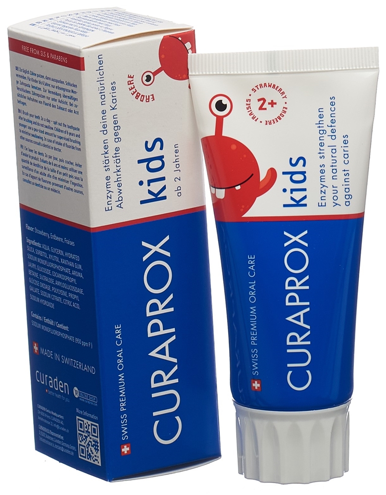 CURAPROX kids Zahnpasta Erdbeere 950ppm F Tb 60 ml