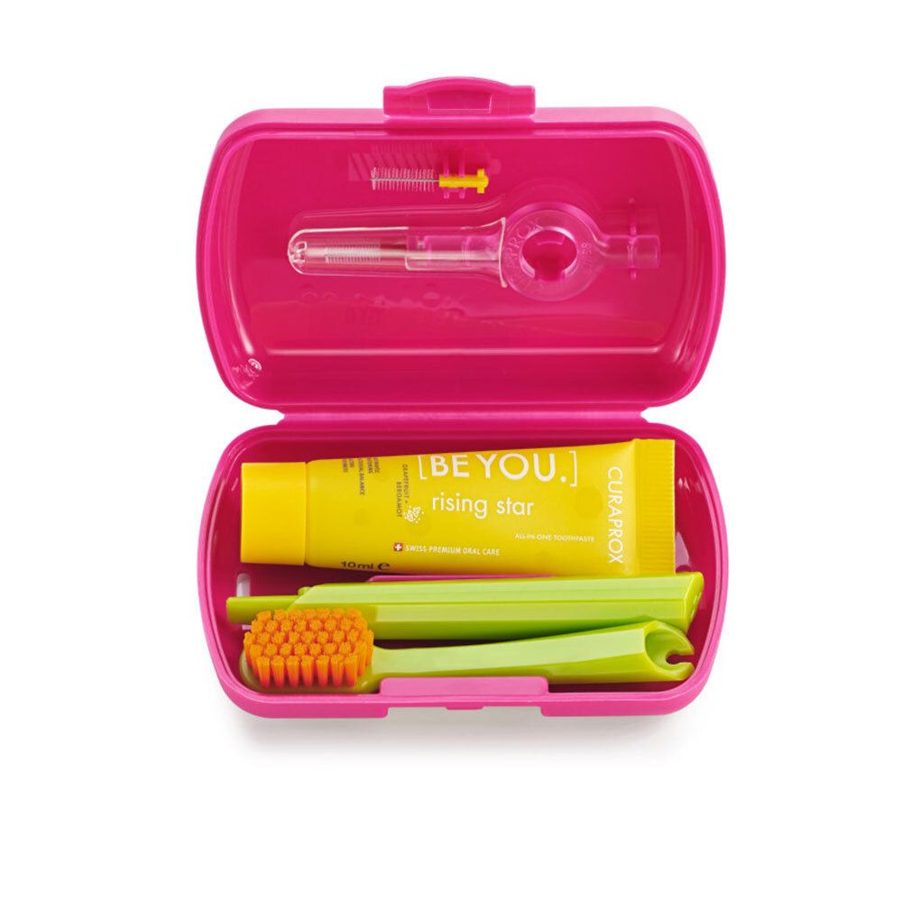 CURAPROX Travel Set magenta