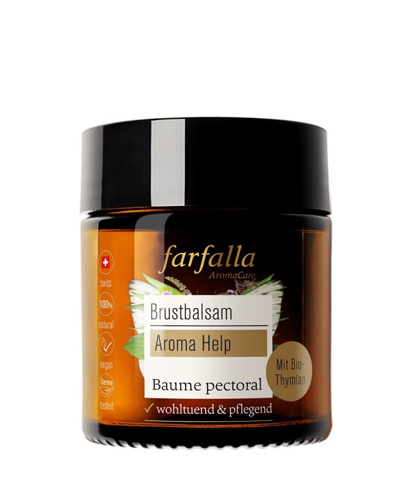 FARFALLA Brustbalsam Aroma Help Glas 30 ml