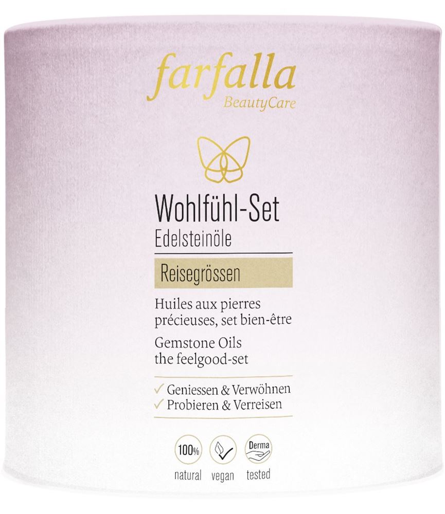 FARFALLA Edelsteinöle Wohlfühlset 7 x 10 ml