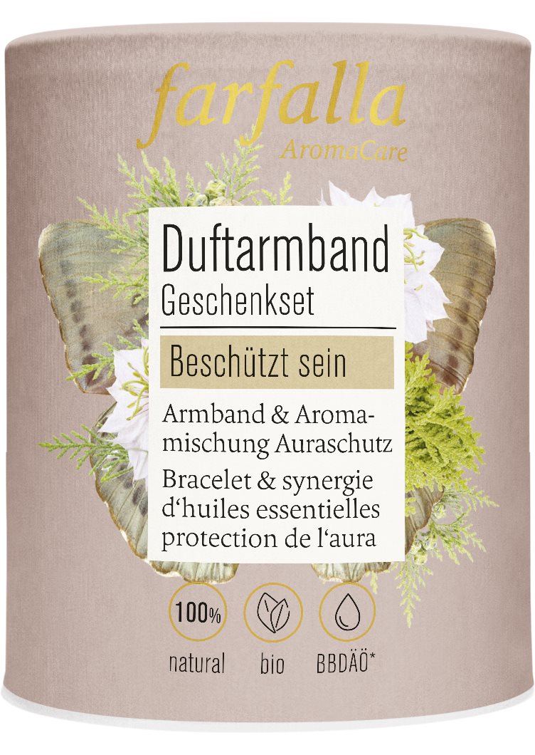 FARFALLA Geschenkset Duftarmband beschützt sein