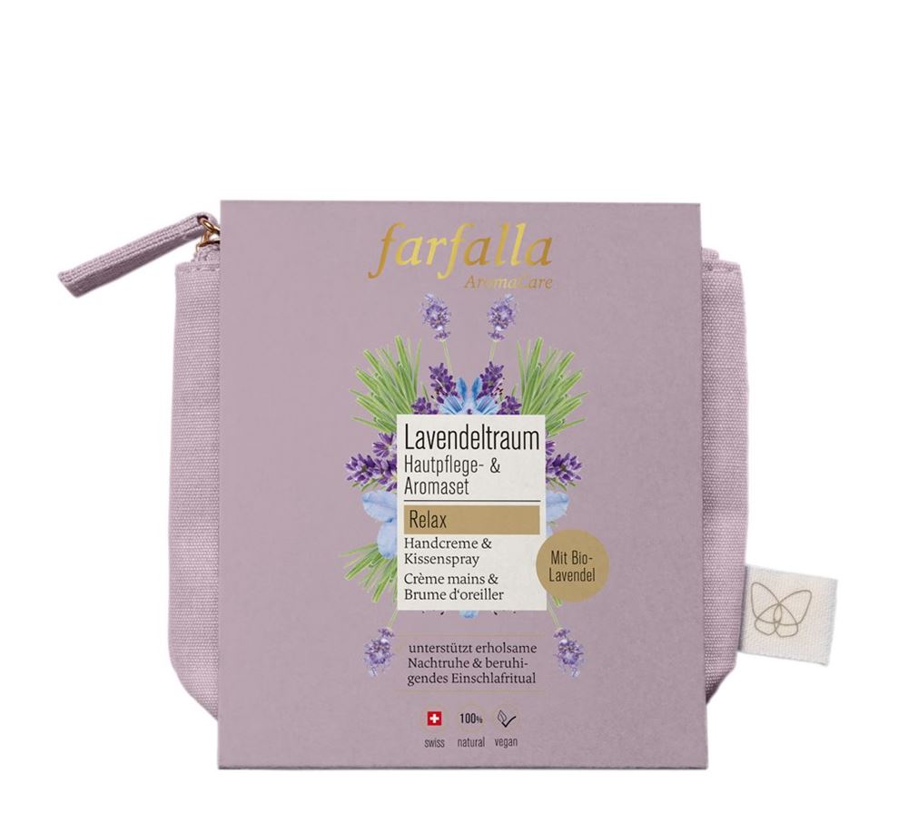 FARFALLA Hautpflege- & Aromaset Lavendeltraum