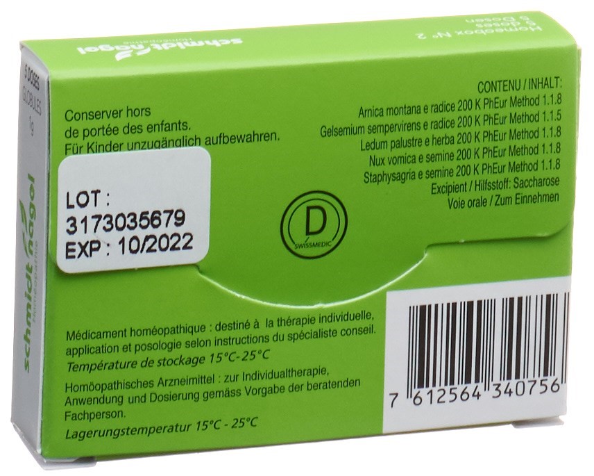 SN HomeoBox 2 Glob 5 x 1 g