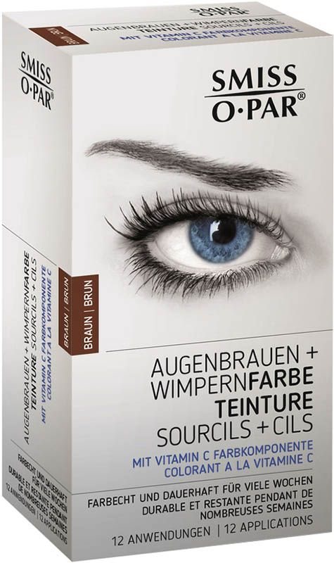 SMISS O PAR Augenbrauen- Wimpernfarbe braun 5 ml