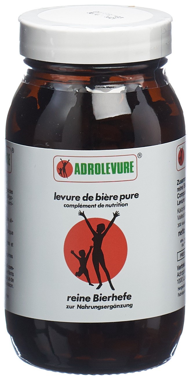 ADROLEVURE Bierhefe Tabl Glas 100 g