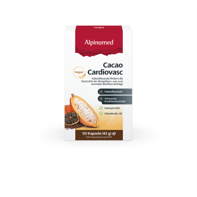 ALPINAMED Cardiovasc Cacao Kaps 90 Stk