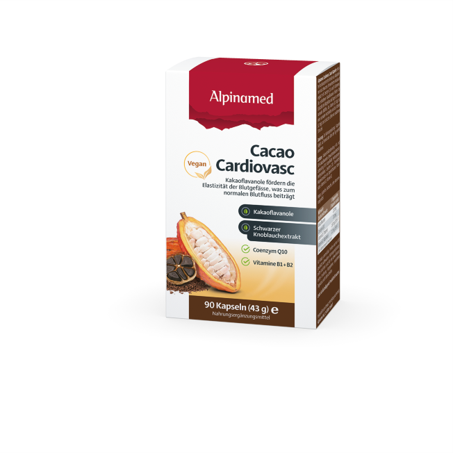 ALPINAMED Cardiovasc Cacao Kaps 90 Stk
