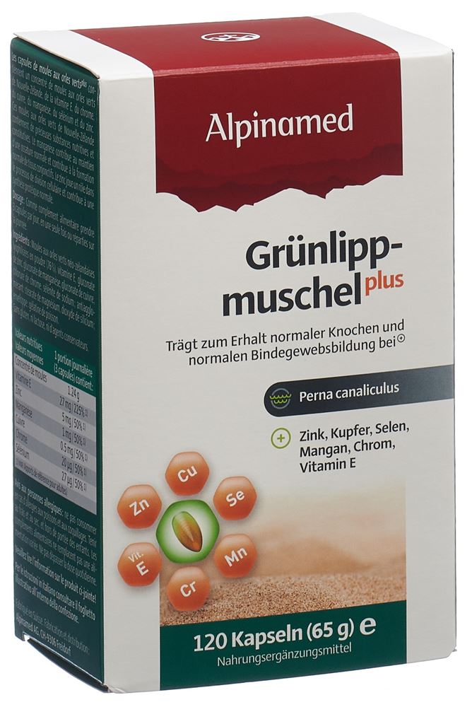 ALPINAMED Grünlippmuschel Plus Kaps 120 Stk