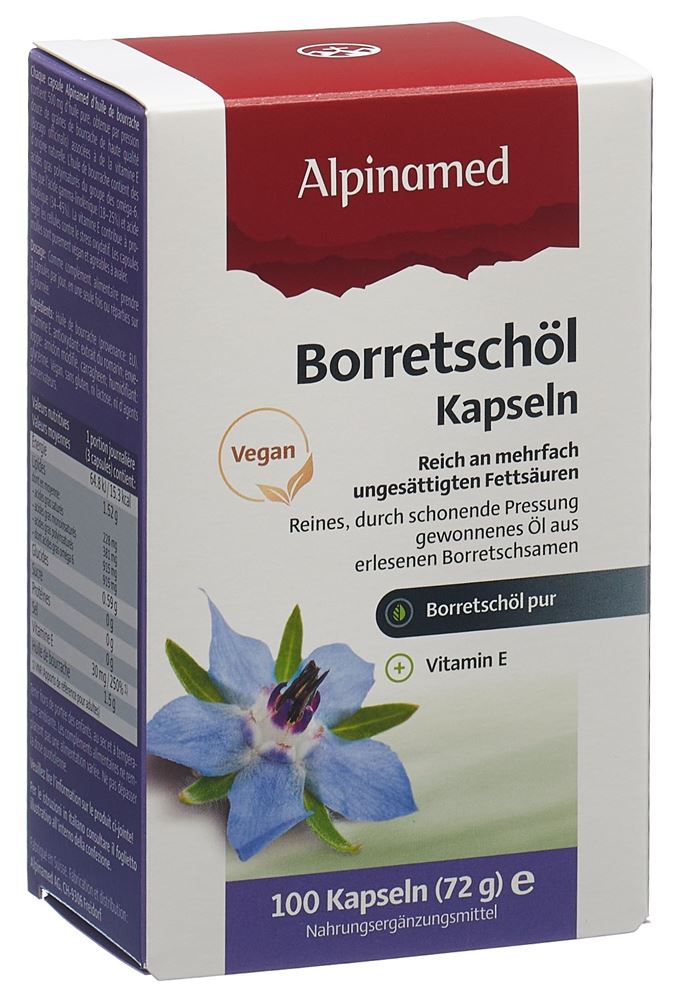 ALPINAMED Borretschöl Kaps 100 Stk