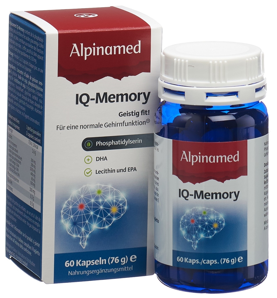 ALPINAMED IQ-Memory Kaps Ds 60 Stk