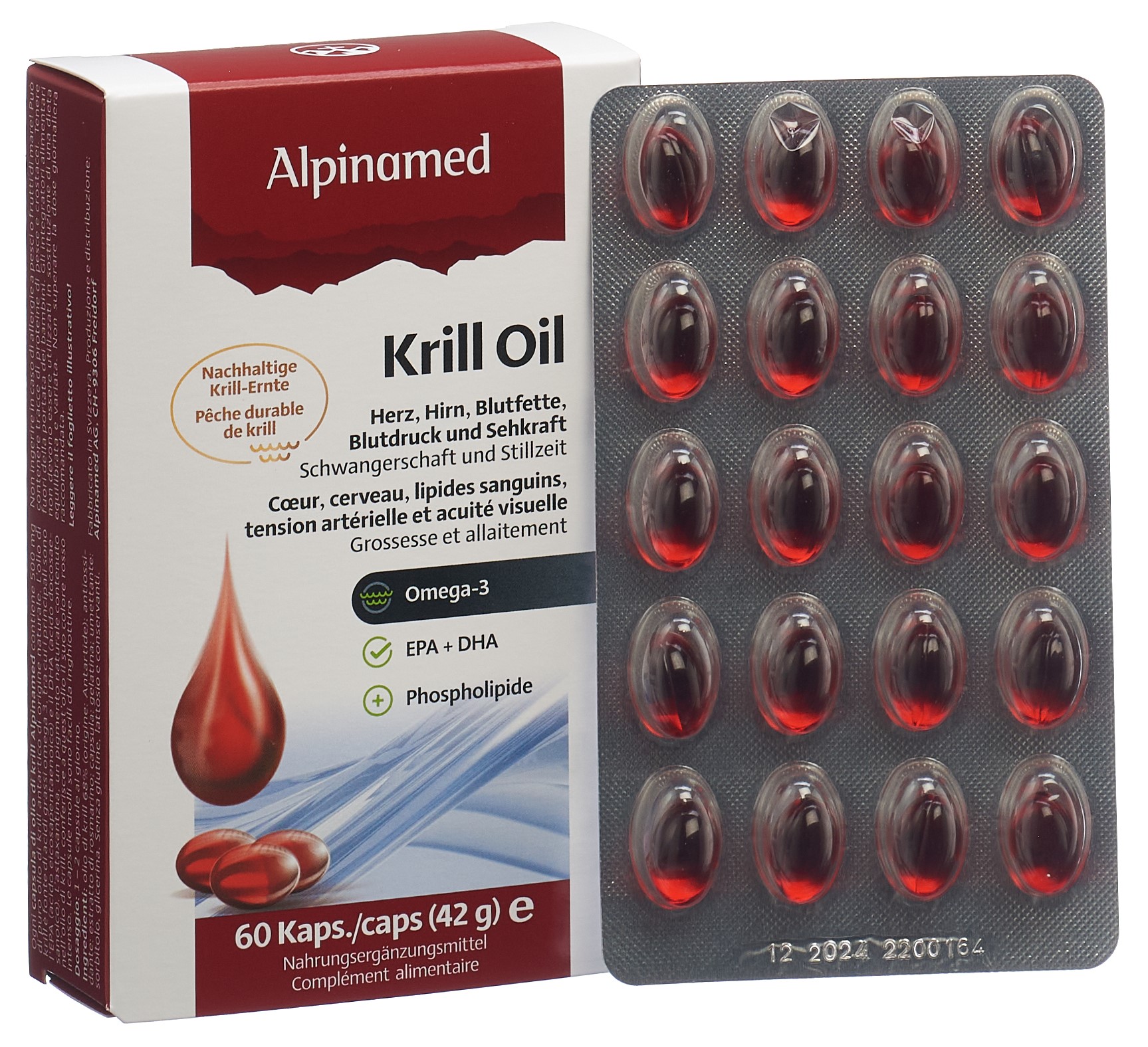 ALPINAMED Krill Oil Kaps 60 Stk