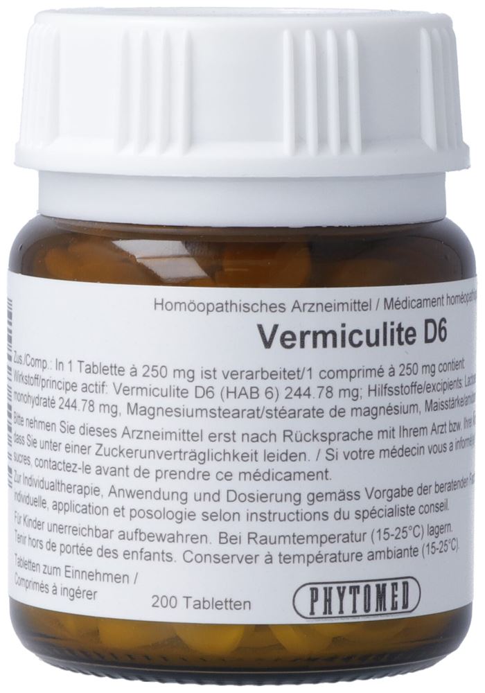 PHYTOMED Vermiculite Tabl D 6 Ds 50 g