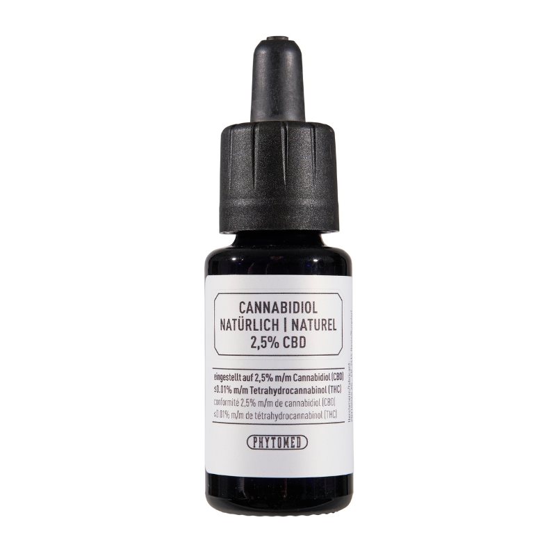 PHYTOMED Cannabidiol CBD natürlich 2.5 % 20 ml