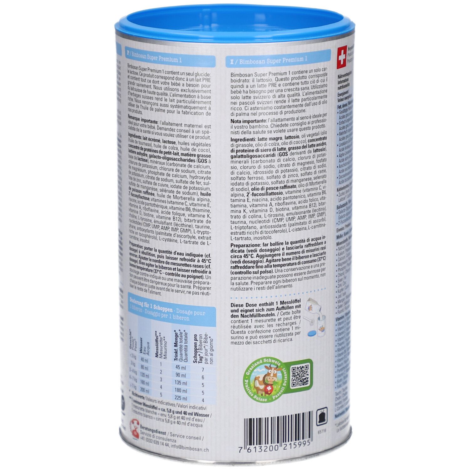 BIMBOSAN Super Premium 1 Säuglings Ds 400 g