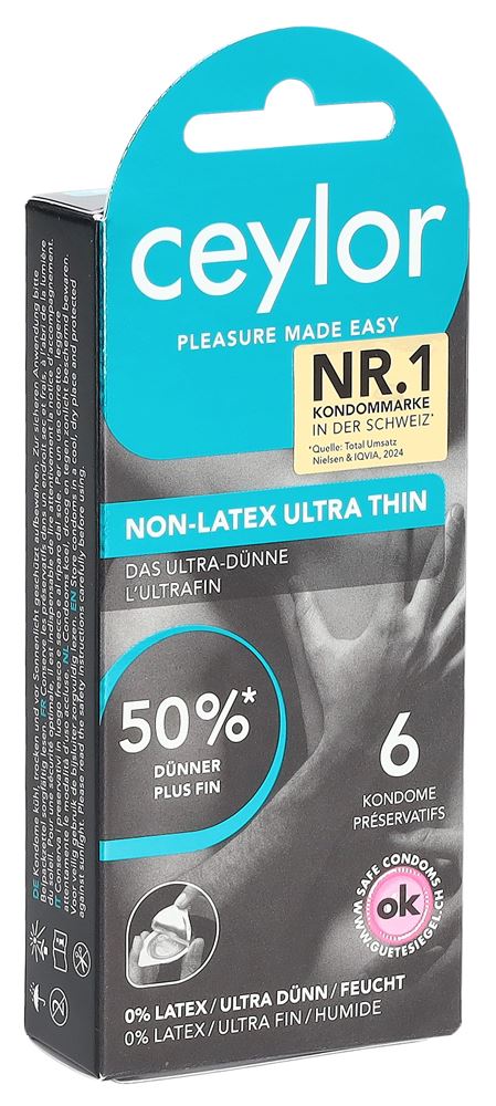 CEYLOR Non Latex Präservativ Ultra Thin 6 Stk