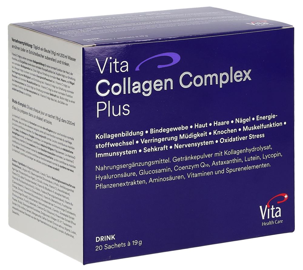 VITA COLLAGEN Complex Plus Drink Btl 20 Stk