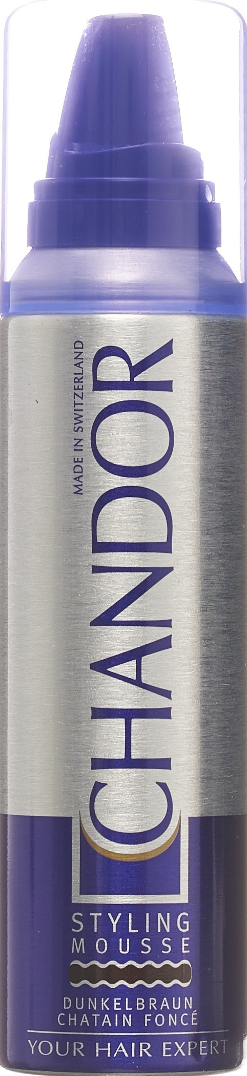 CHANDOR COLOUR Styling Mousse Dunkelbraun 150 ml