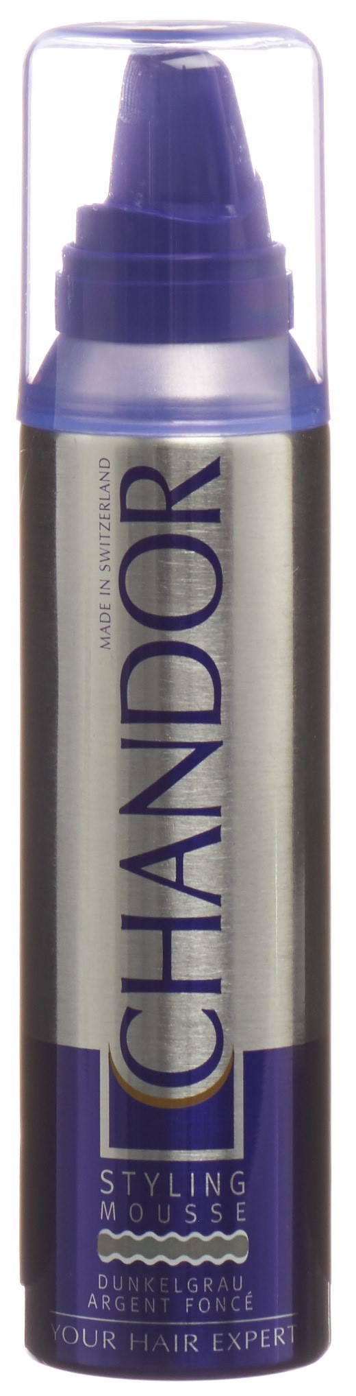 CHANDOR COLOUR Styling Mousse Dunkelgrau 150 ml
