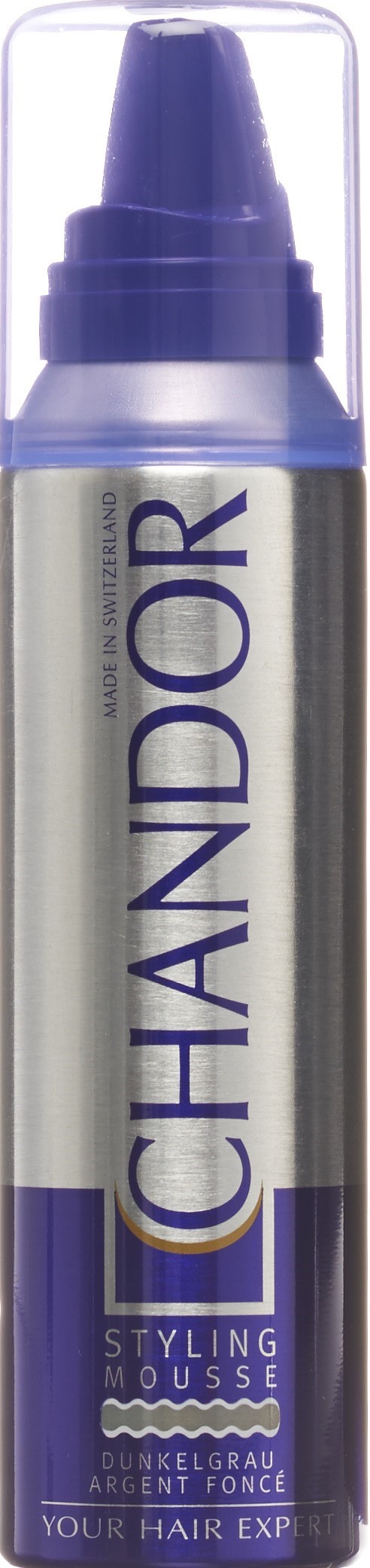 CHANDOR COLOUR Styling Mousse Dunkelgrau 150 ml