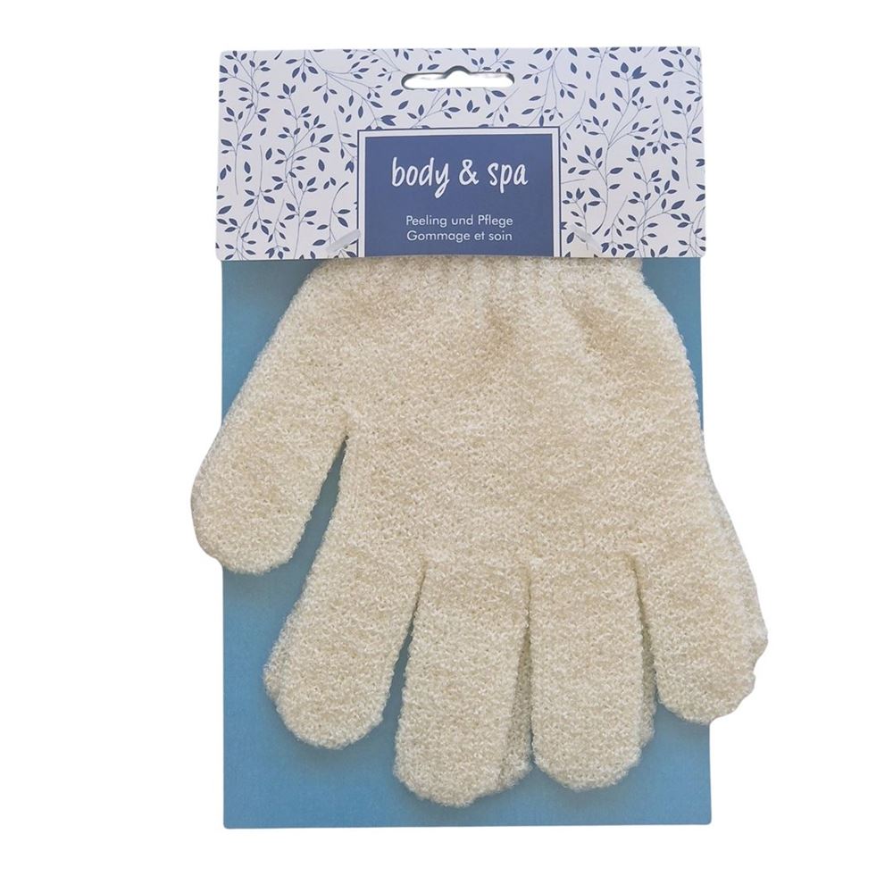 HERBA Body & Spa Peelinghandschuhe beige
