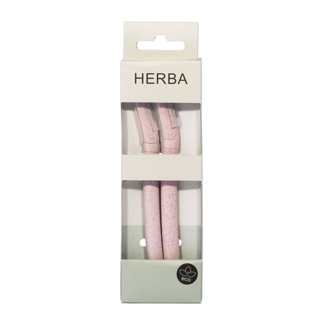 HERBA Augenbrauenformer Weizenstroh rosa 2 Stk