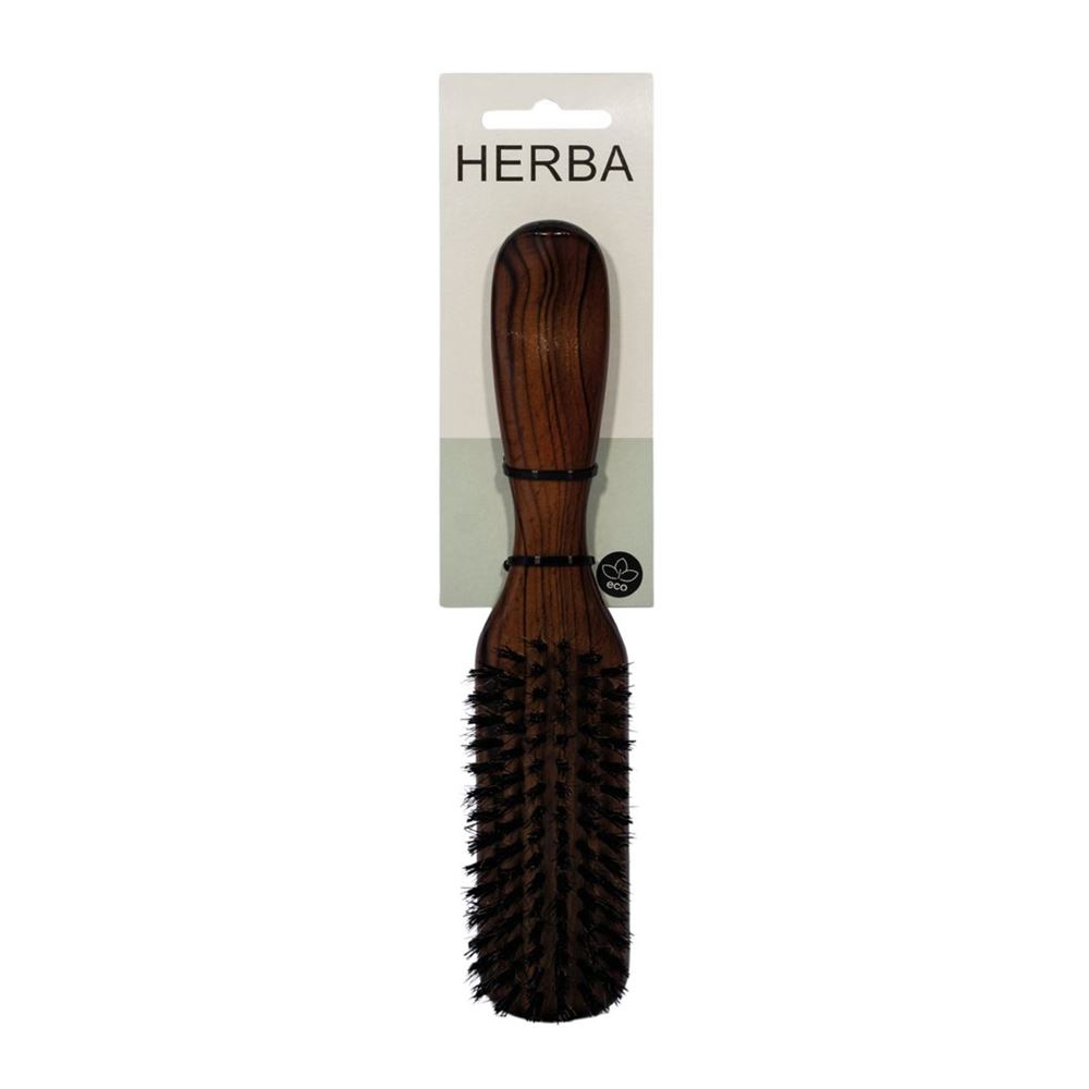 HERBA Haarbürste geölt Wildsch-/Nylon lang Buche