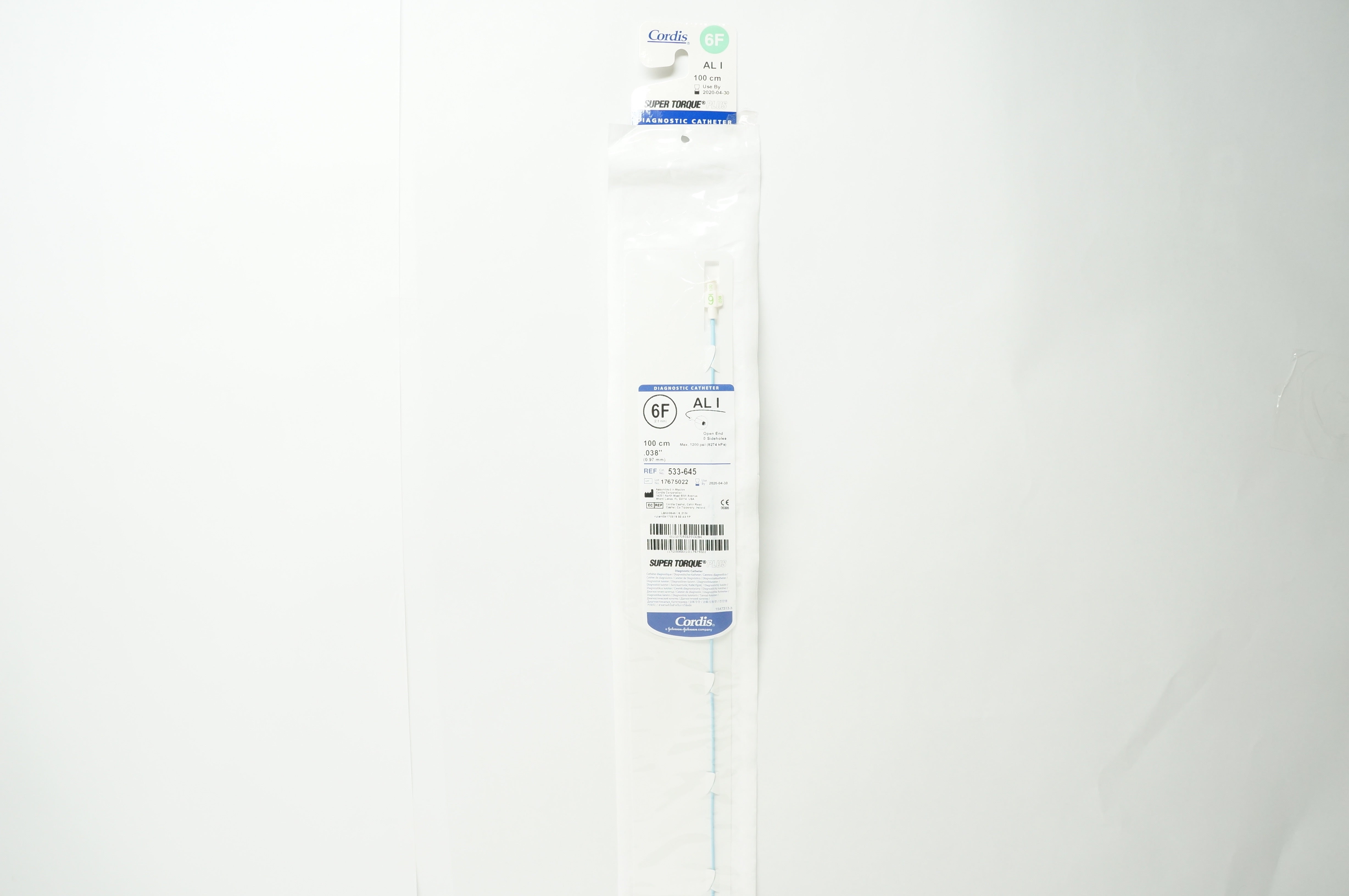 CATH U6ULTRA40SH 6F 5PK 100CM UL40