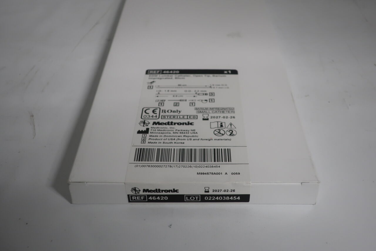 CATH 46420 EDM LUMBAR 80CM/OPEN TIP