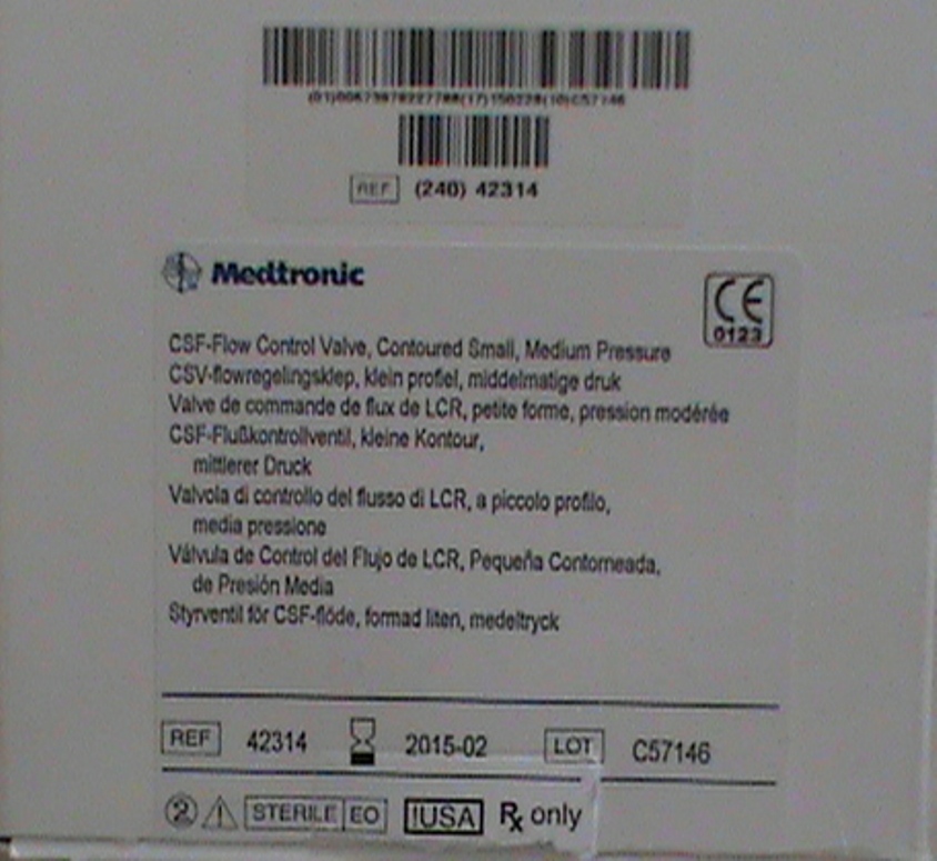 VALVE 42314 SM CONTOURED MED PRESS IMP