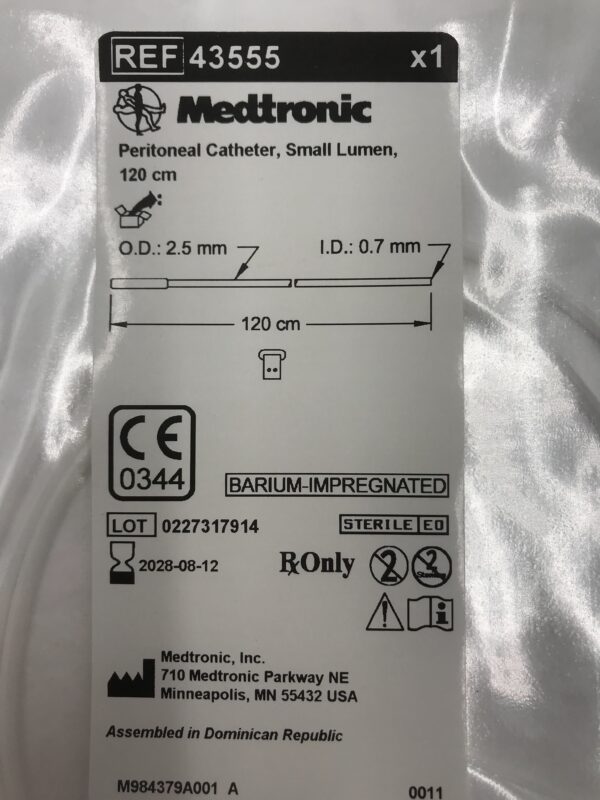 CATHETER 43555 PERITONEAL SMALL LUMEN
