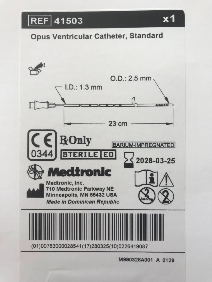 CATH 41503 OPUS VENTRICULAR STD 23CM