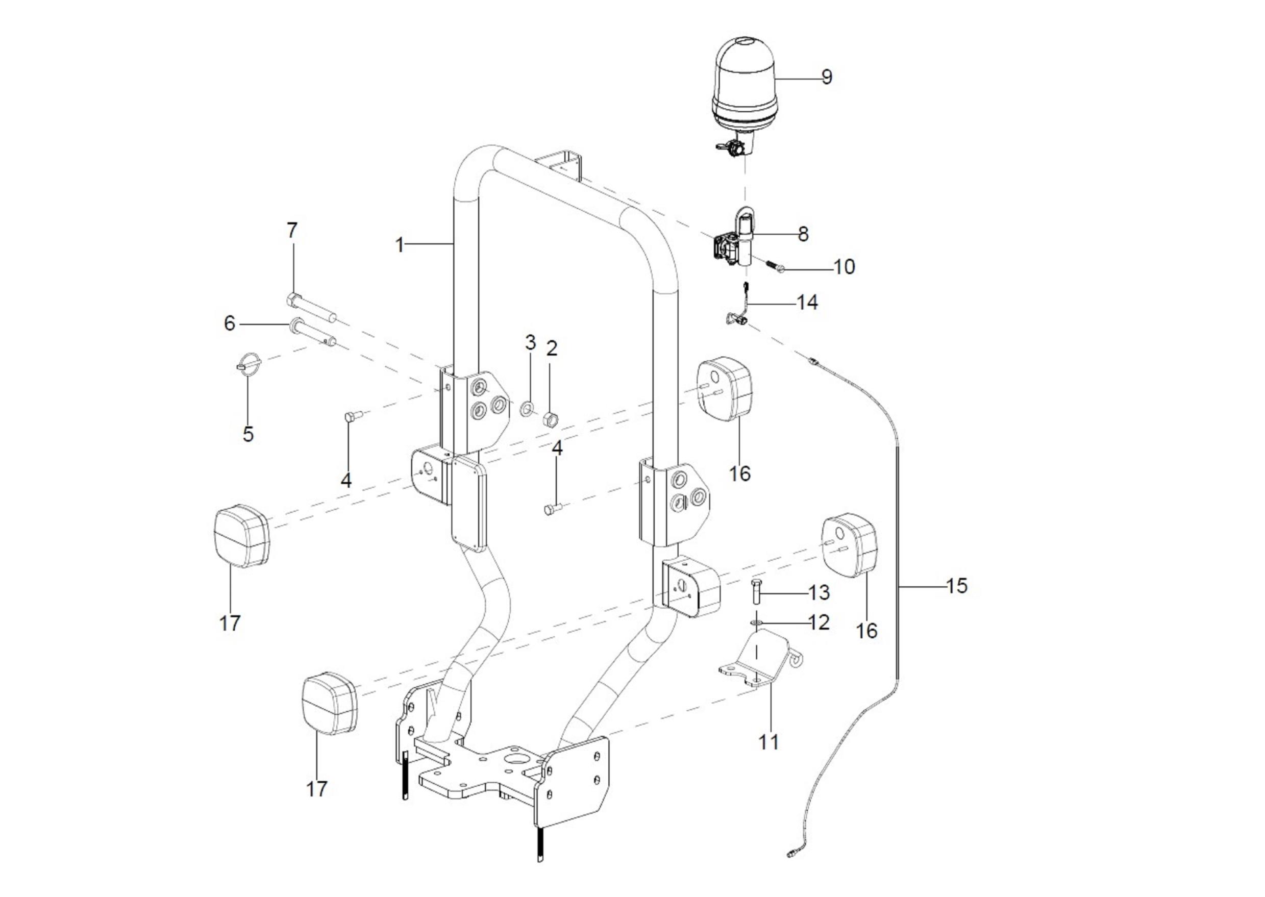 SHNT 9009 B-M ASSY SM MED W/PERT OPN-90