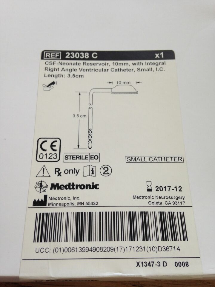 RES 23038 C NEONATE W/INT RA CATH 35