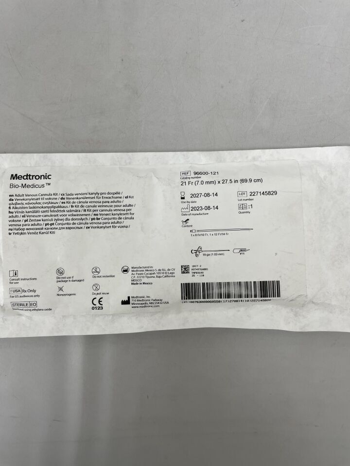 CANNULA CB96605-023 BIO-MEDICUS 23FR