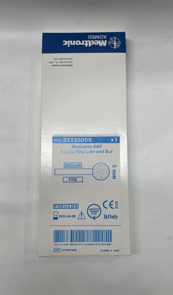 BUR 31135059 5MM FINE DIAMOND MED LENGTH
