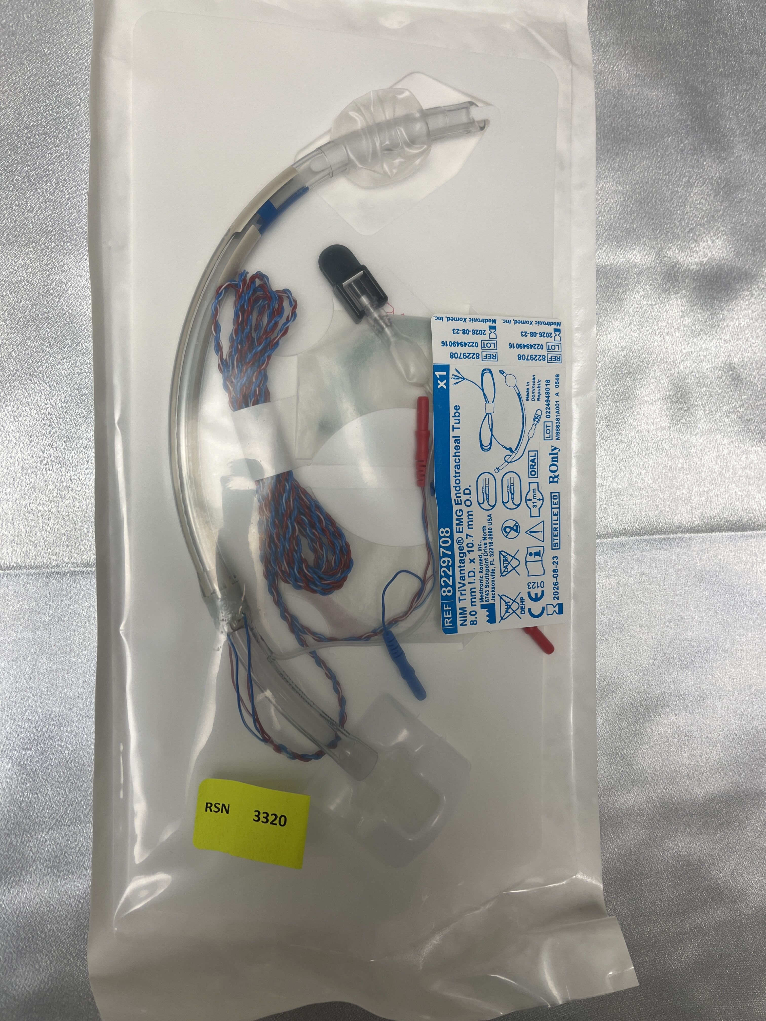 EMG TUBE 8229708 NIM TRIVANTAGE 8.0MM ID