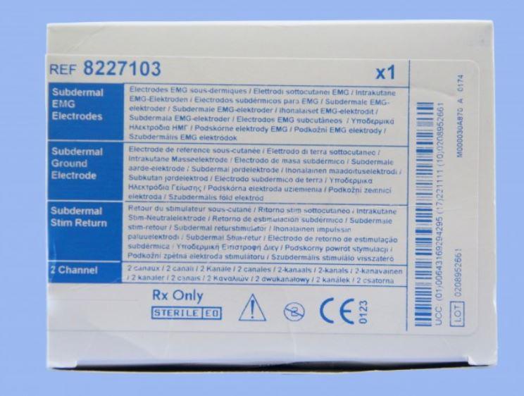 ELECTRODE 8227103 SUBDERMAL NEEDLE SET