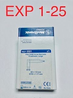 PROSTHESIS 0581 FLEX H/A INCUS NECROSIS
