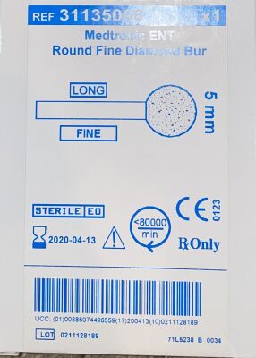 BUR 31135066 5MM FINE DIAMOND LONG